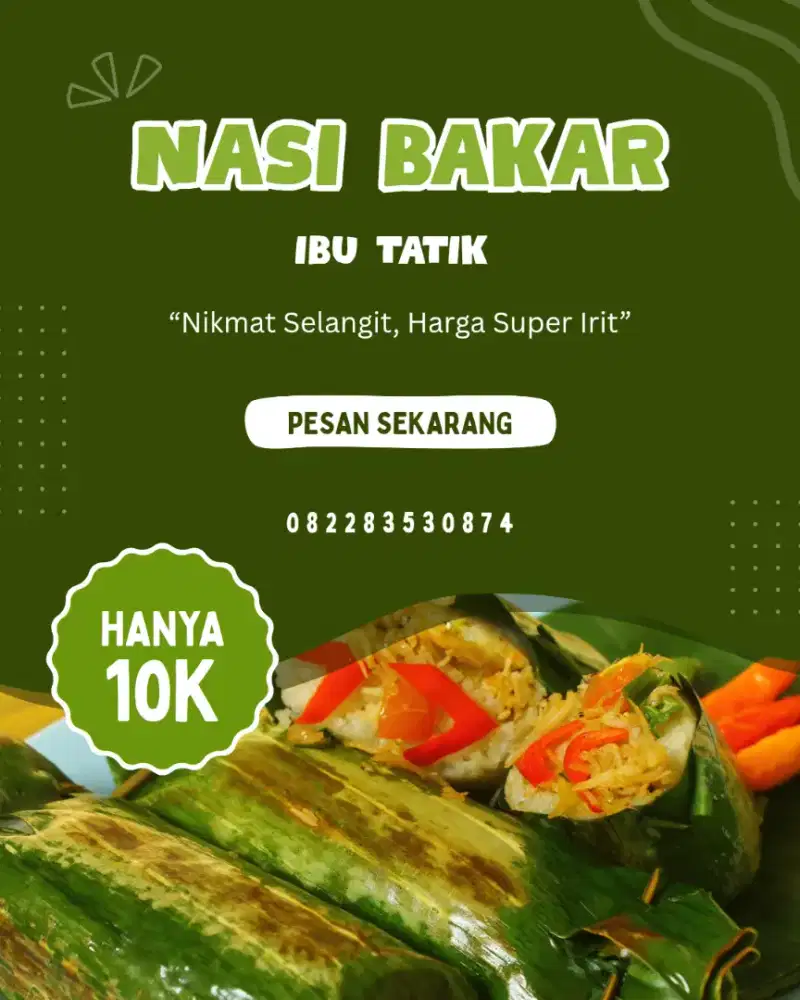 Nasi bakar Ayam Suwir Kemangi endul Ibu Tatik