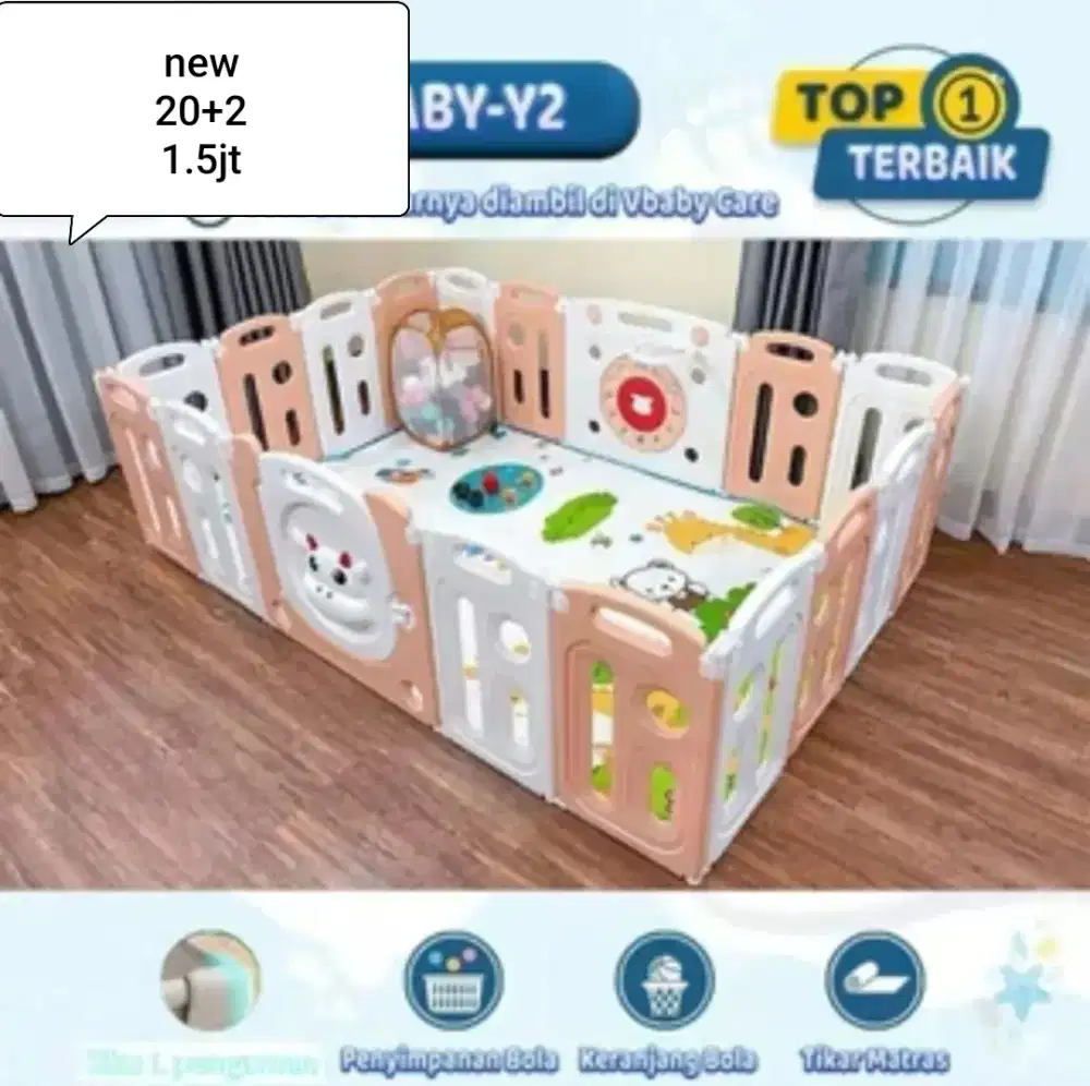 Playfance v baby pagar mainan anak