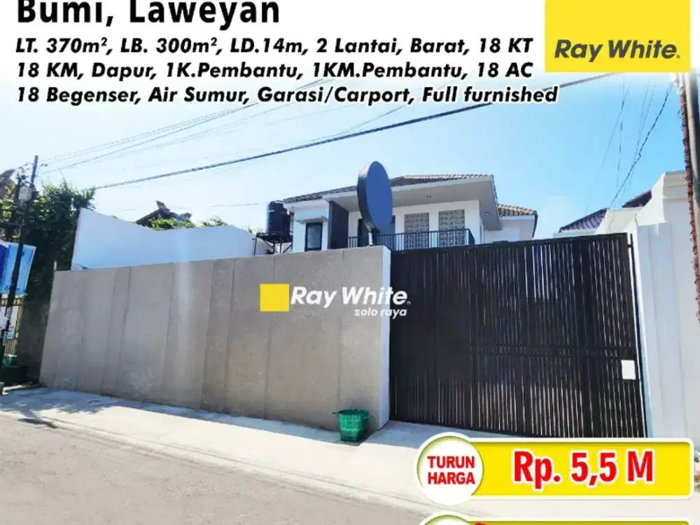 Rumah Kost Dijual Laweyan Solo, Tinggal Melanjutkan Usahanya