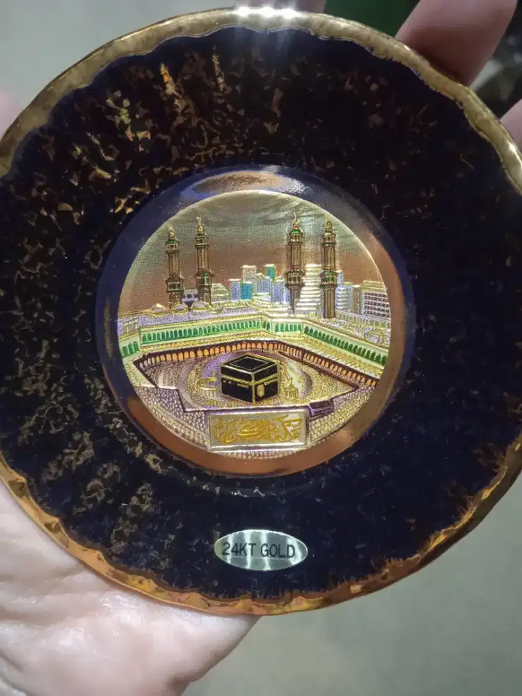 Hiasan porcelain Chokin Gold plated 24k