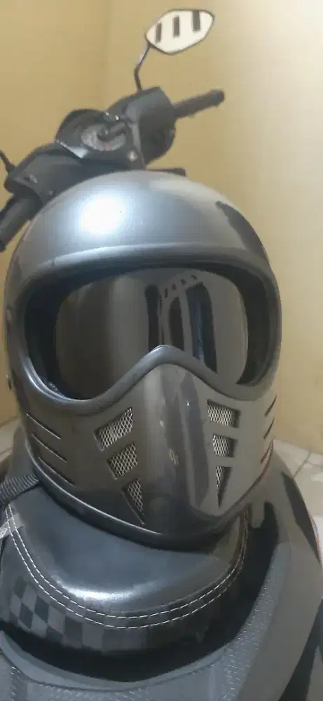 Helm cakil doff abu