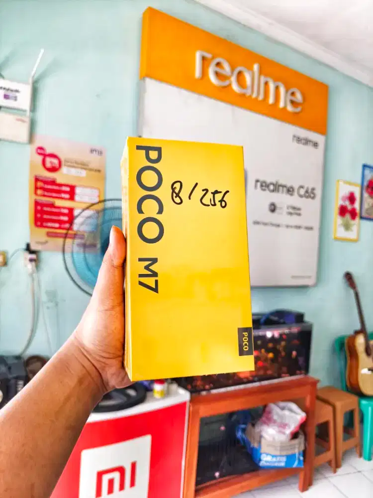 POCO M7 8/256 NEW SEGEL PROMO TERMURAH GARANSI RESMI 15 BULAN