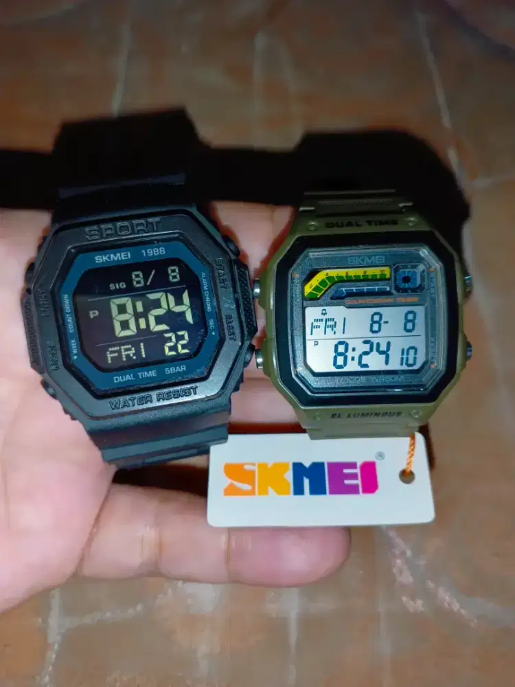 Jam SKMEI digital original ( 2 Set )