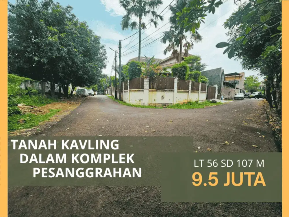 Tanah Kavling Siap Bangun Dekat Pintu Toll Pesanggrahan Jakarta Selatan