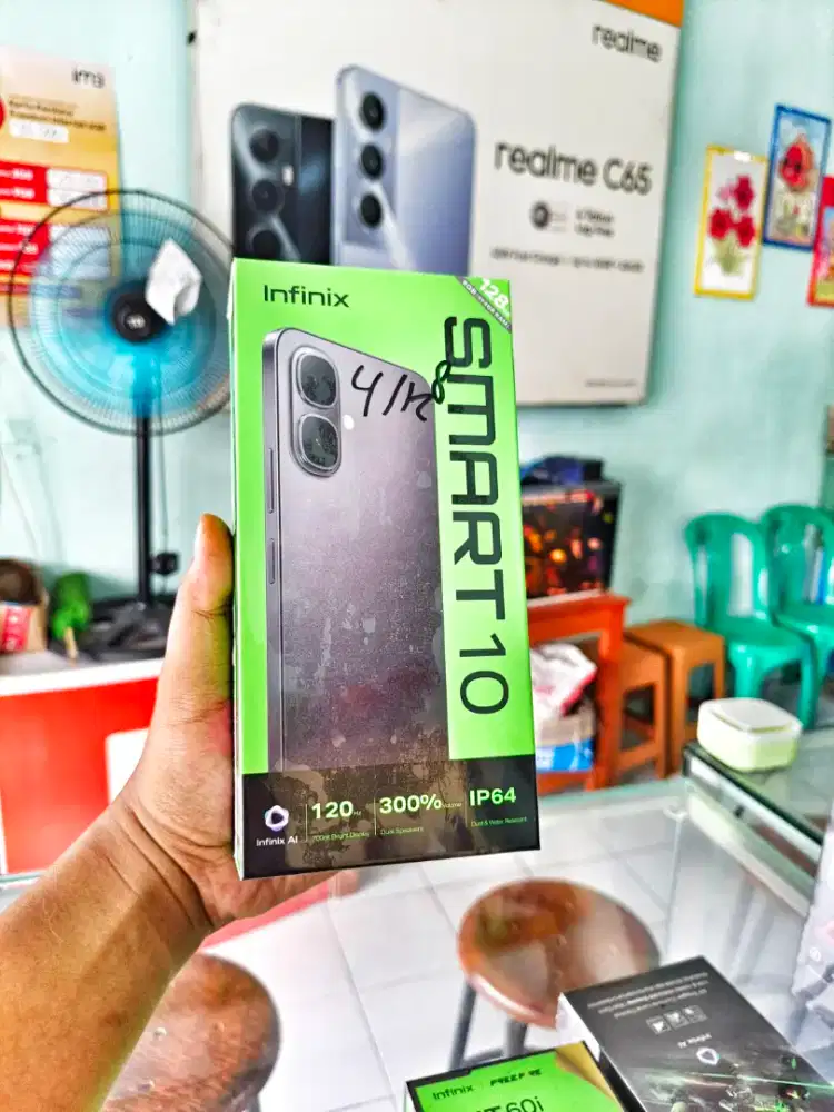 INFINIX SMART 10 4/128 NEW SEGEL PROMO TERMURAH GARANSI RESMI 1 TAHUN
