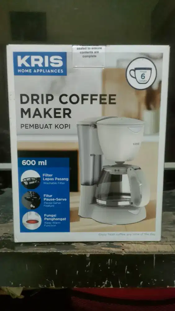 PAKET MURAH (DRIP COFFEE MAKER + SHANDWICH MAKER) KRIS Home Appliances