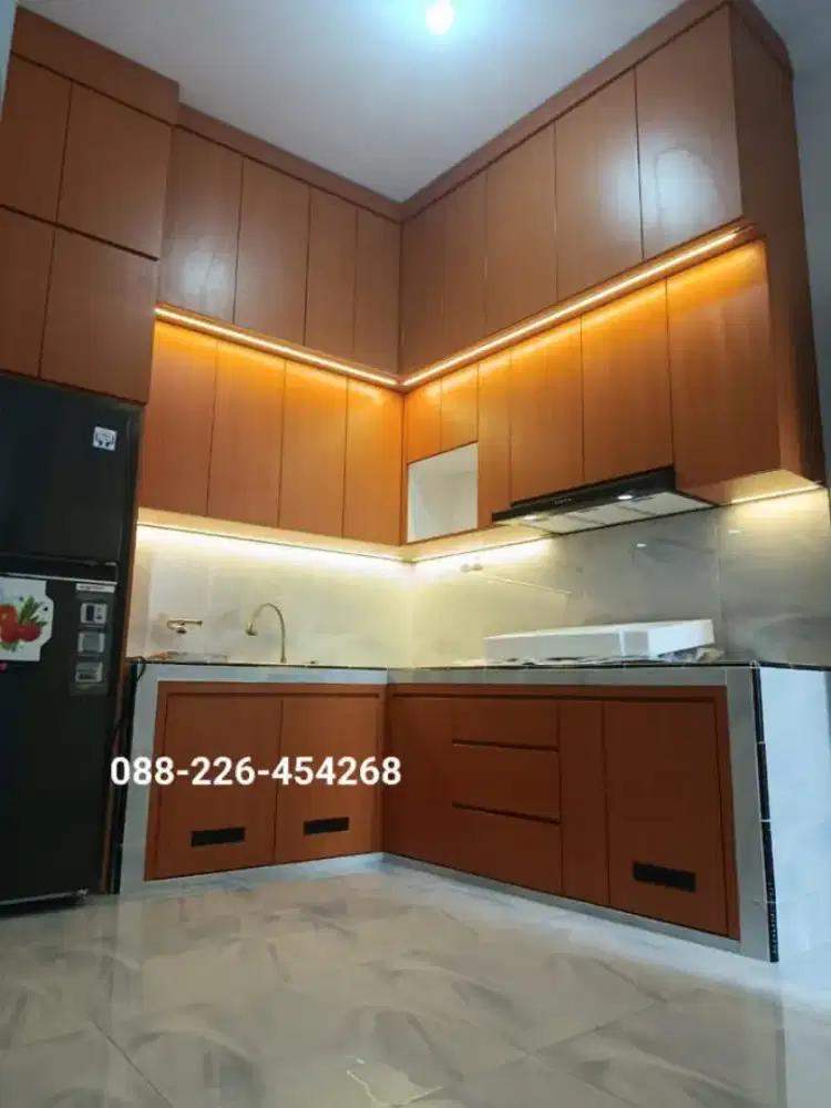 Kitchen set minimalis hpl custom
