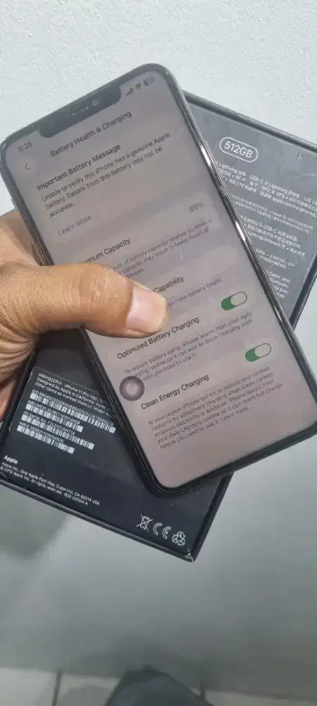 Iphone 11 promax 512 all opr