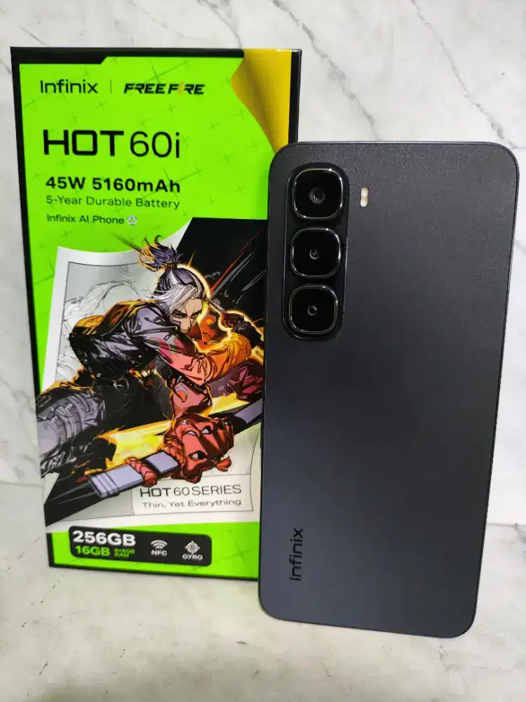 INFINIX HOT 60i RAM 8/256GB FULSET ORI