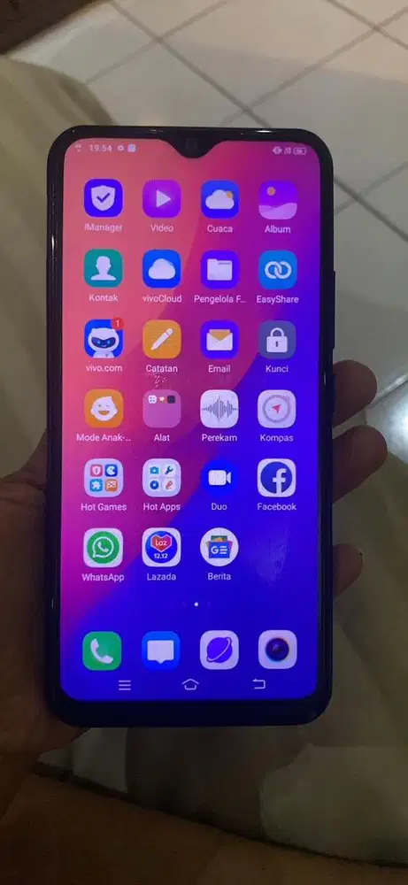 Vivo Y17 ram 3 mulus