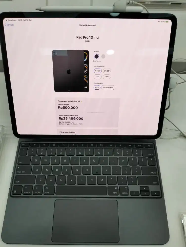 Cicilan Ipad Pro 13 inc bebas 1x cicilan