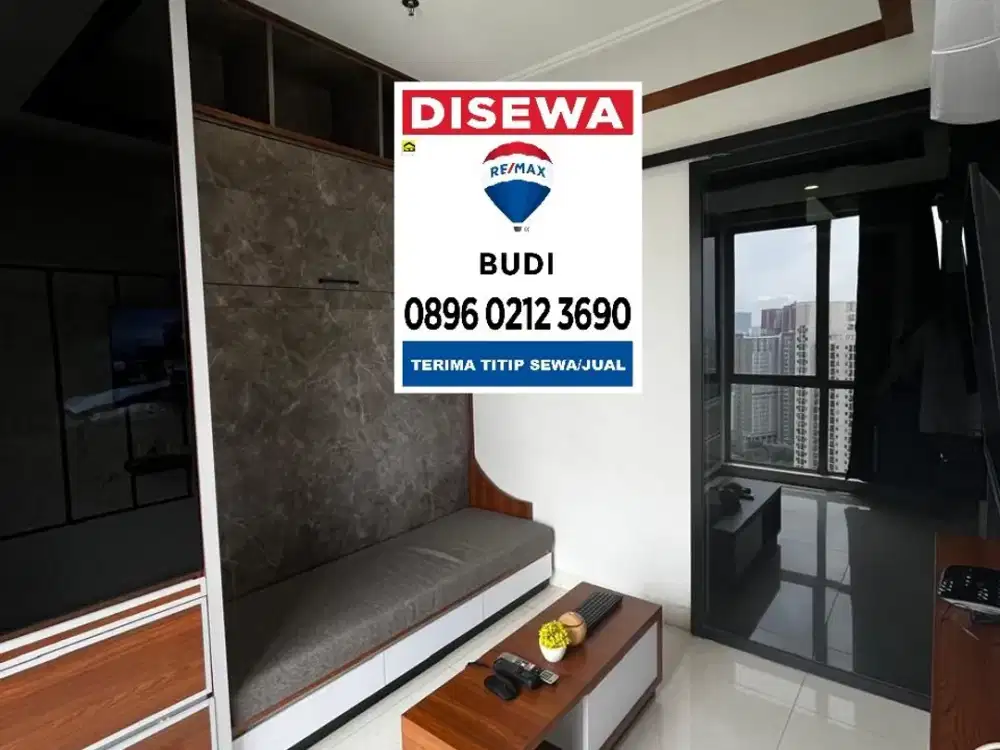 Disewakan Apartemen The Mansion Kemayoran Lb 31 M2 1 Kt Lantai 35 Furnish
