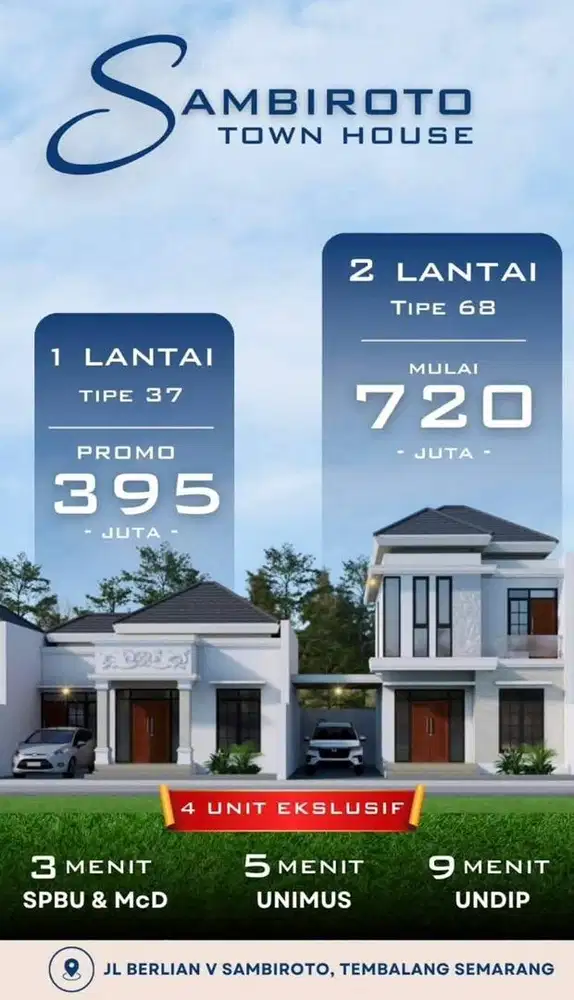 Rumah tembalang sambiroto kedungmundu selangkah ke Unimus Karya Husada
