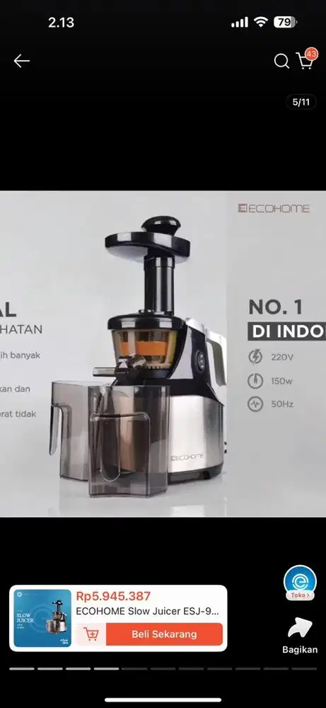 ECOHOME slow juic