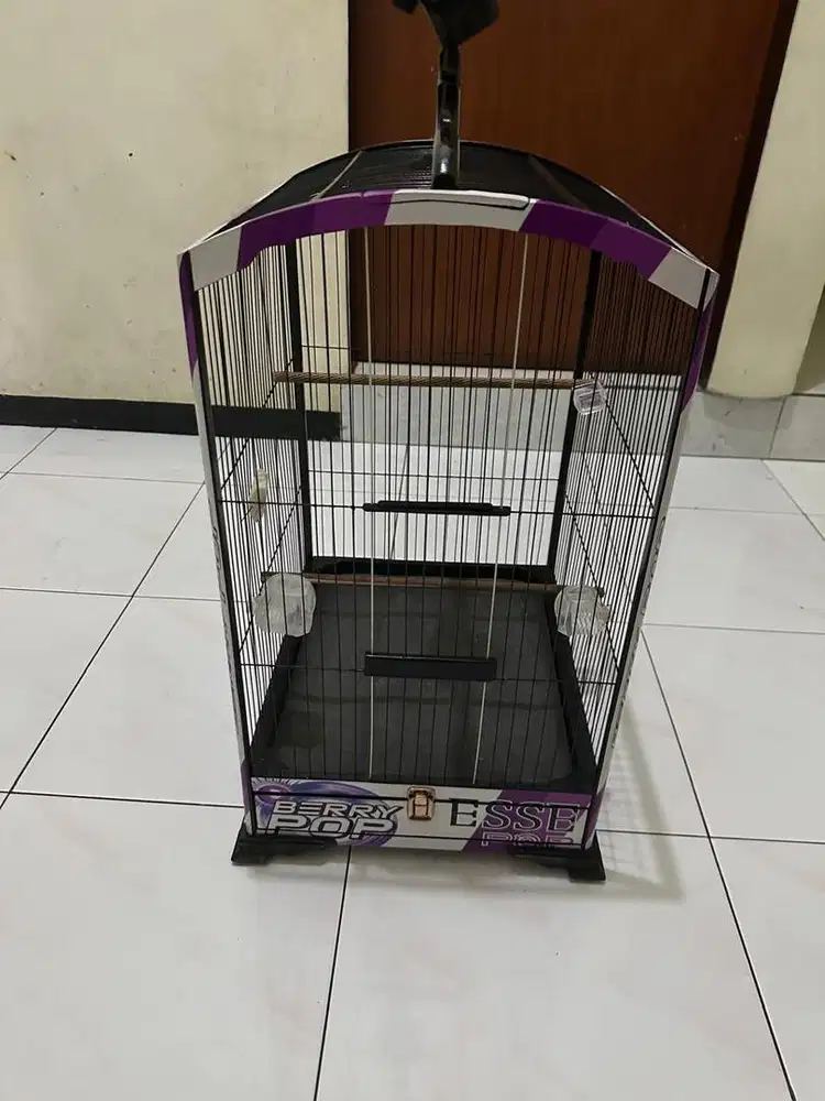 Sangkar kenari kotak ruji