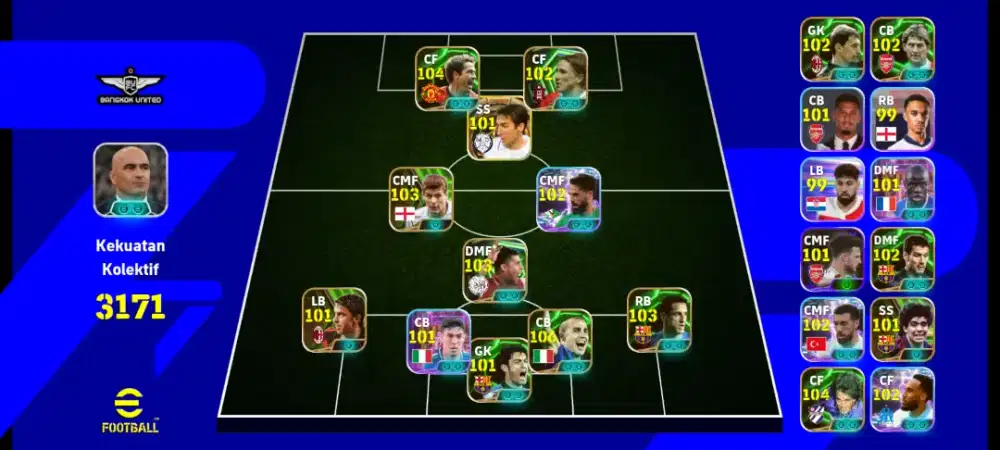 Jual akun Efootball