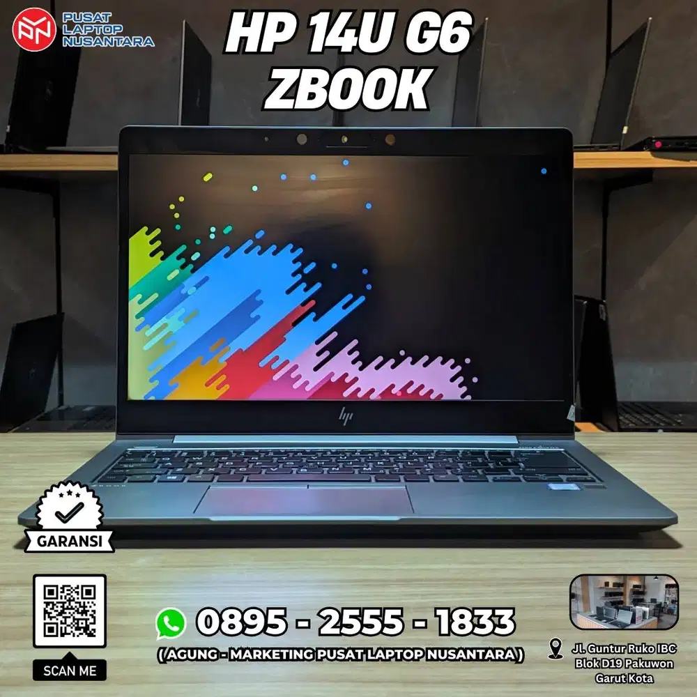 HP 14U G6 Zbook (Workstation Second ex Kantor) - Laptop Garut