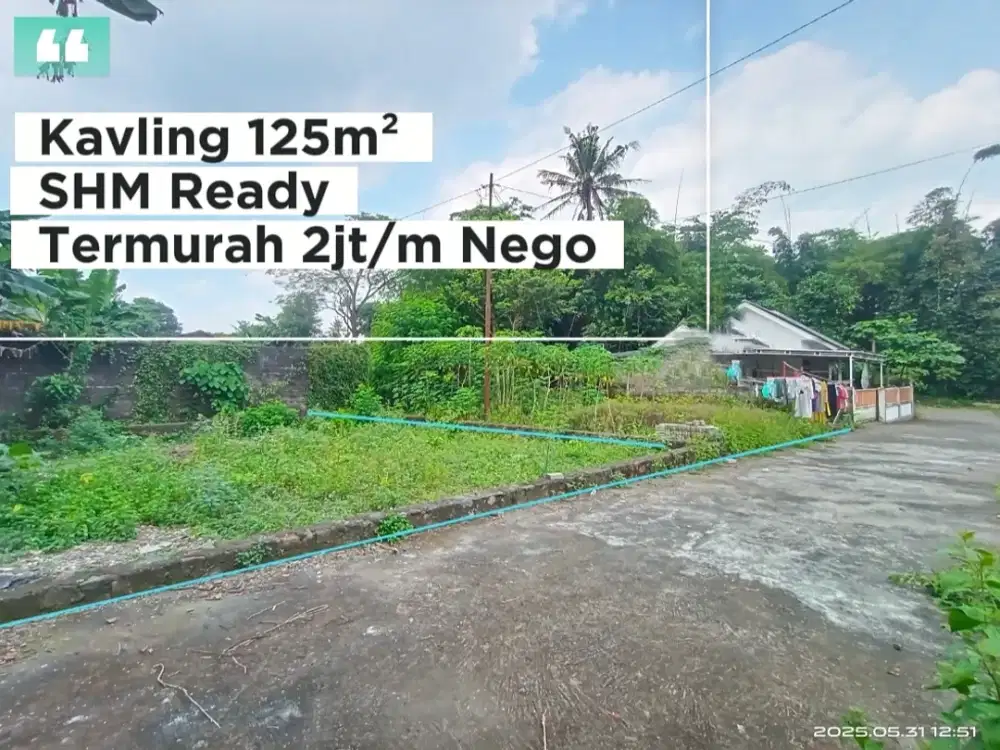 Tanah Kavling Bagus Murah Kalasan Jogja