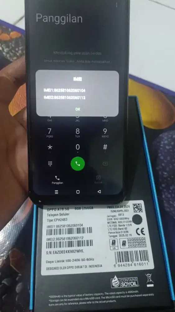 Oppo ram a78 8/256