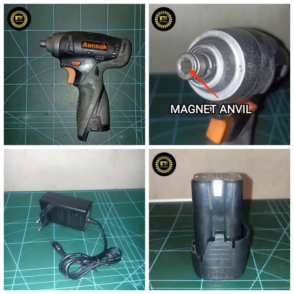 Impact driver cordless 14.4V AIMSAK Korea AI-414M set