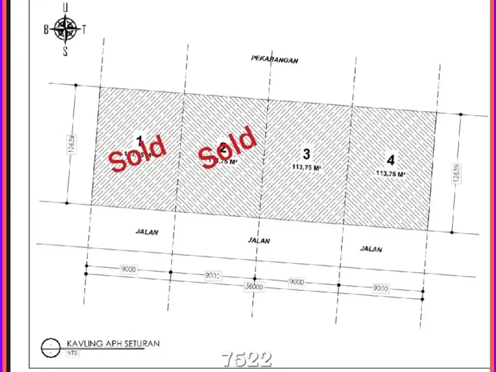 Tanah Seturan Jogja LT 113 m2