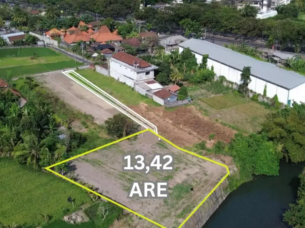 Tanah Dijual — River Front di Pantai Lebih, Gianyar