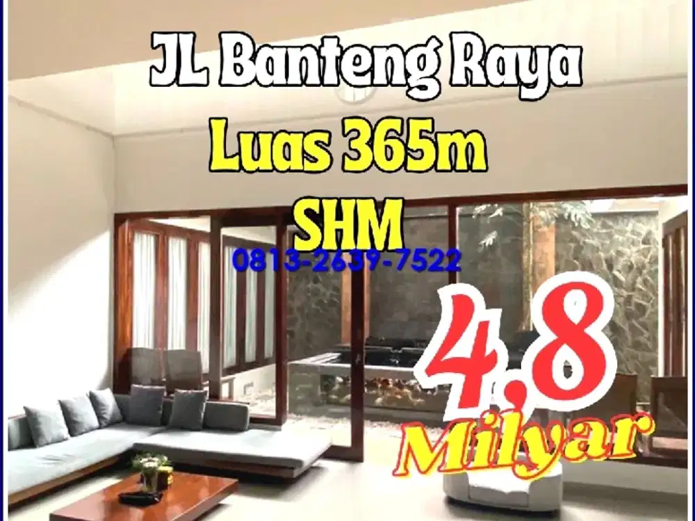 Dijual Rumah Cocok Kantor Area Jakal Km 7
