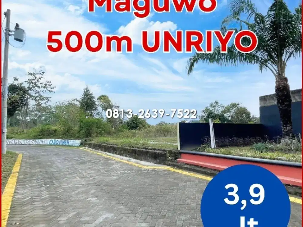 Dijual Tanah Hook di Jogja, Maguwoharjo, Terima SHM