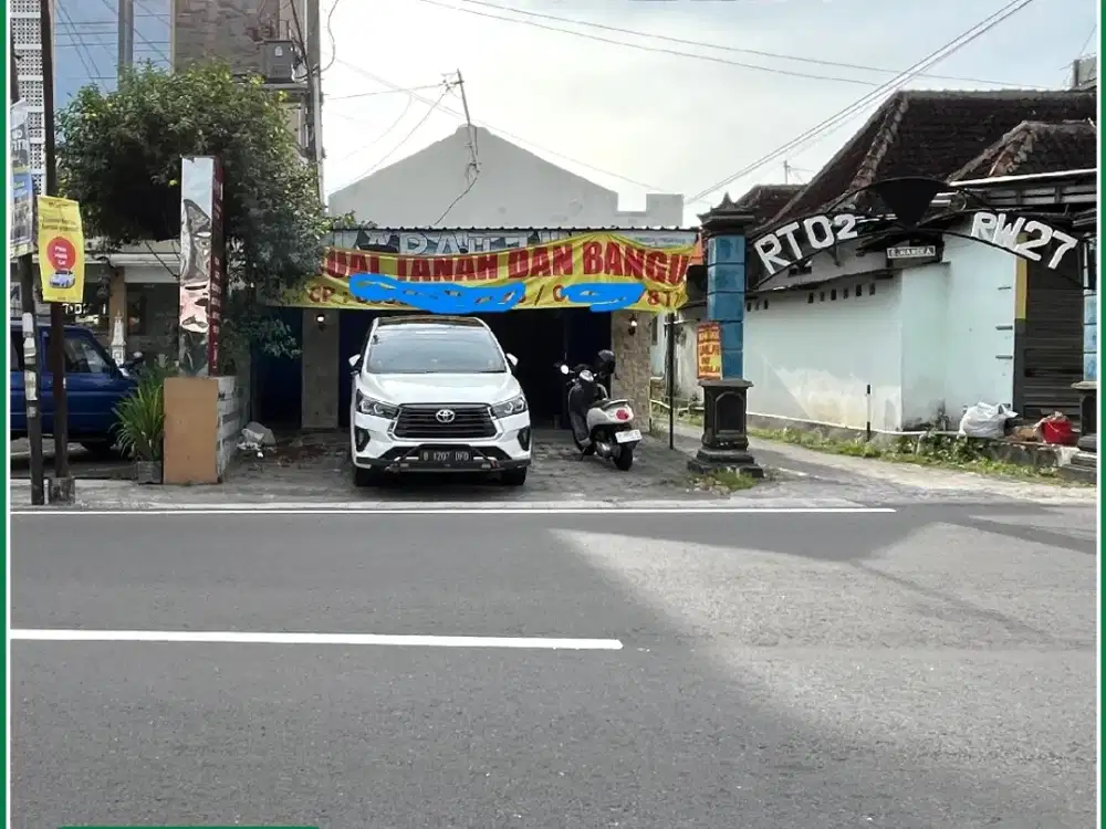 Tanah Tepi Jalan Kaliurang km 8 Bonus Ruang Usaha