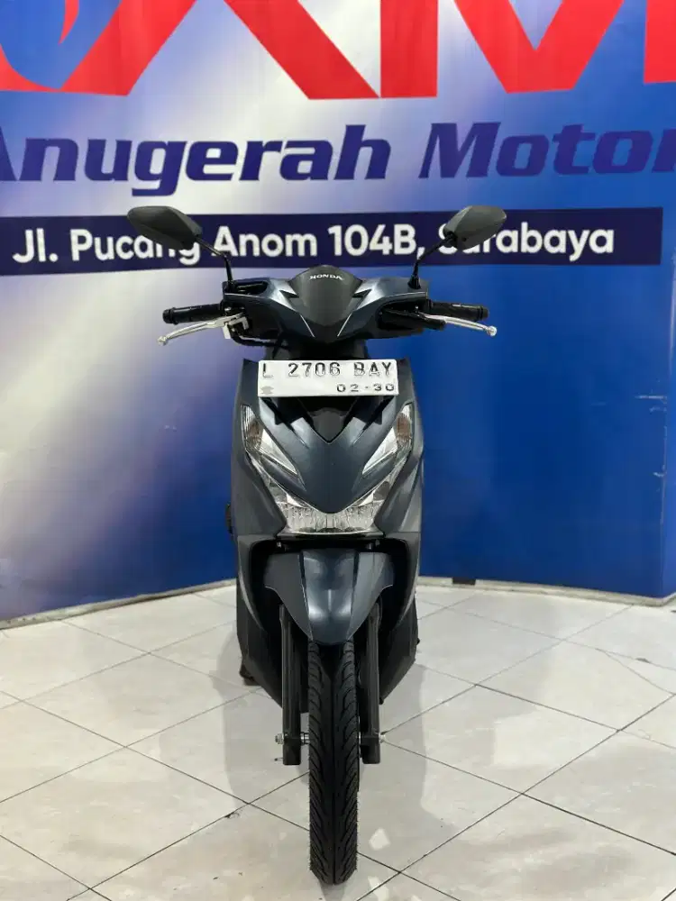 Km Seribu - Honda Beat Smartkey Biru Tahun 2025