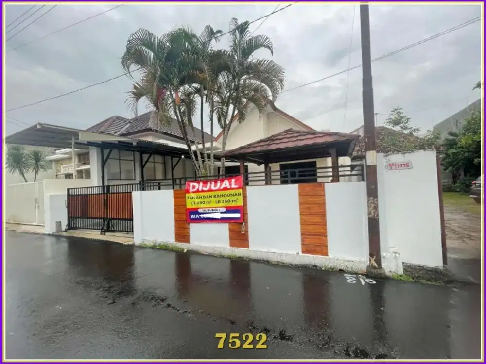 Rumah Dekat Purawisata Jogja Siap Huni