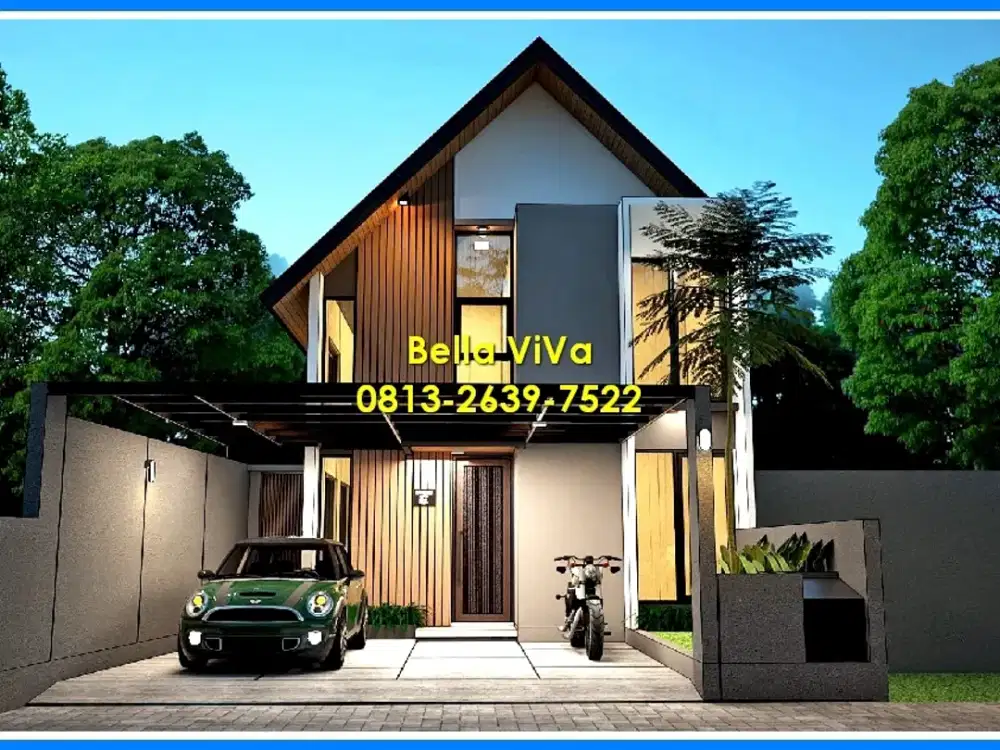 Scandinavian, Rumah Dekat UII Jl Kaliurang