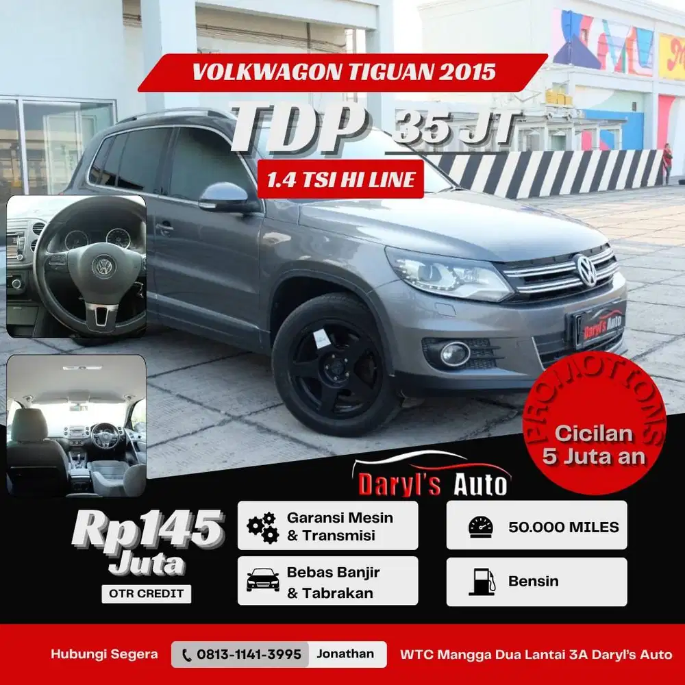 Volkswagen VW Tiguan 1.4 TSI Hi Line 2015