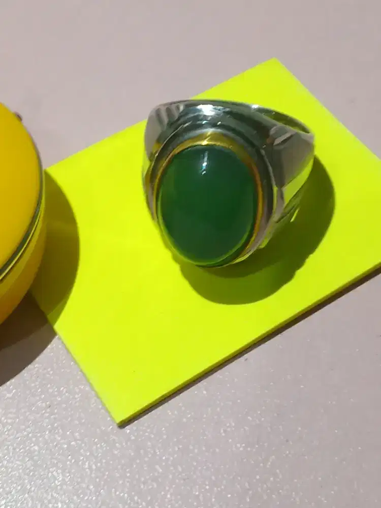 Cincin Akik Batu Bacan Doko Asli