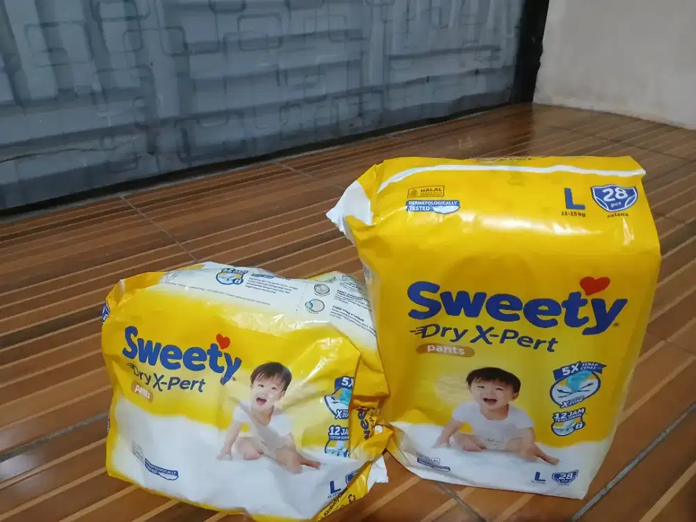 Pempers merk sweety ukuran L