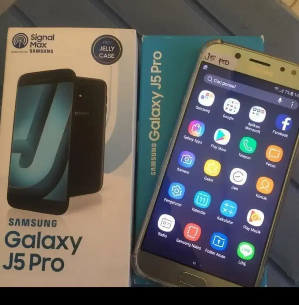 Murah hp Samsung J5 pro 3/32 lkp BS nfc