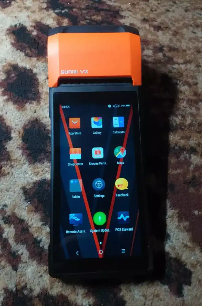 Mesin Kasir Sunmi V2