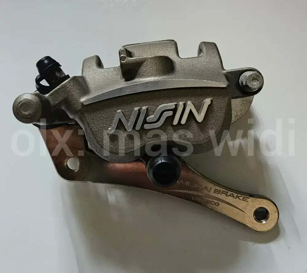 KALIPER NISSIN SAMURAI BEAT VARIO BREKET 220 TITANIUM ORIGINAL SEKEN