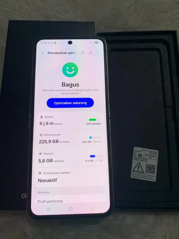 Samsung z flip 6 12/256gb ex sein resmi indonesia