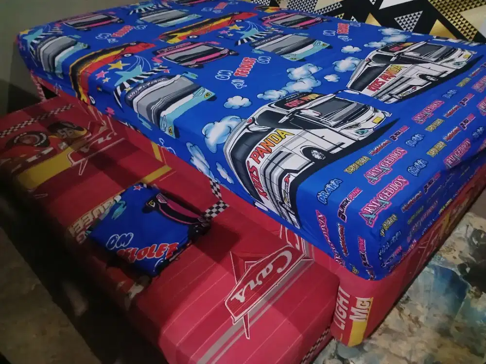 Dj springbed Sorong set kumplit Atas bawah lengkap plus 2 sprei
