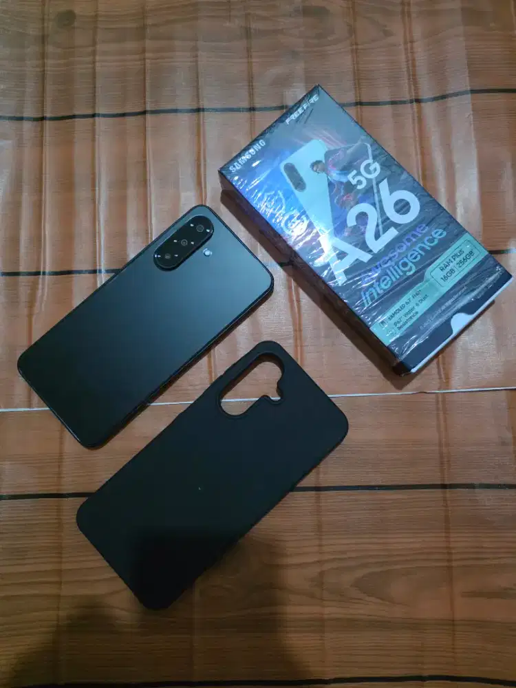 Samsung A26 5G 8/256 GB Mulus Sekali Kelengkapan Ori semua Bonus Case