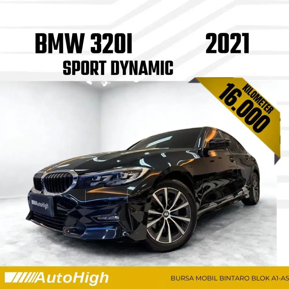 DP10% [Km16.000] 320i Sport 2021 Black Reg 2022 #AUTOHIGH