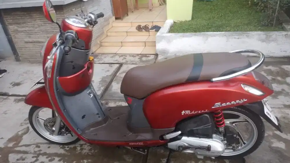 Honda Scoopy ESP FI tahun 2016 masih lumayan dan pajak panjang
