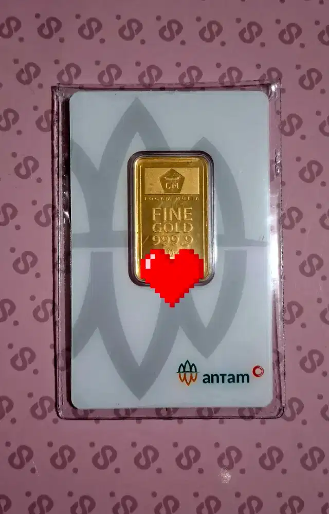 Emas Antam 10 Gram Tahun 2023 Koleksi Pribadi