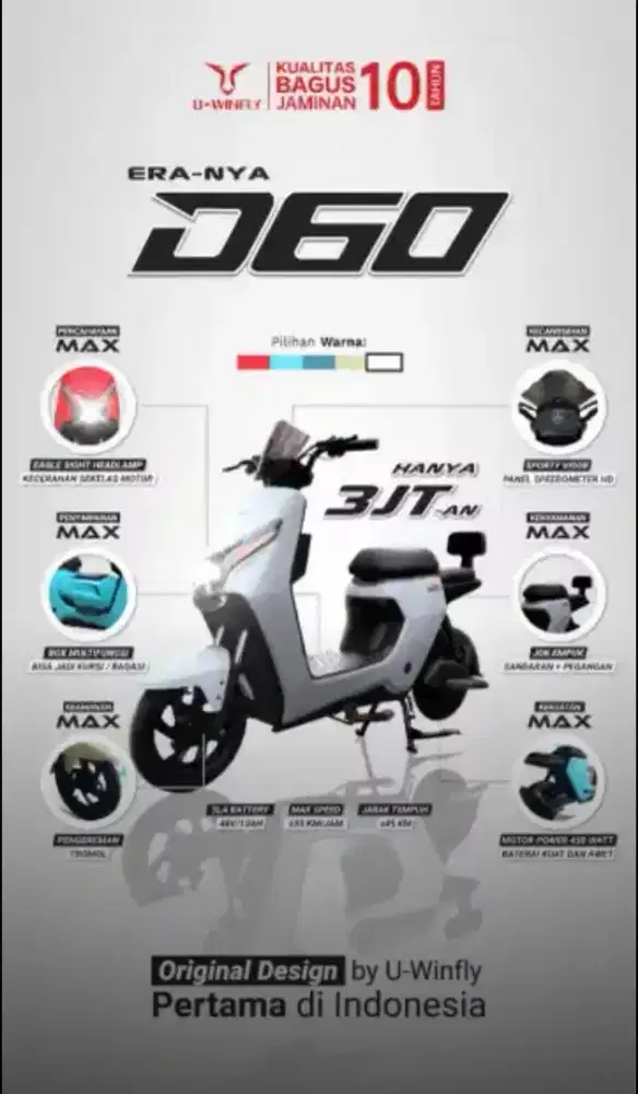 Sepeda Listrik UWINFLY D60