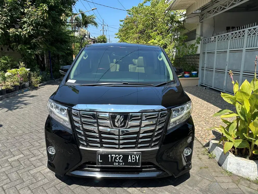 NEW ALPHARD G ATPM 2017 HITAM MATIC TRANSFORMER