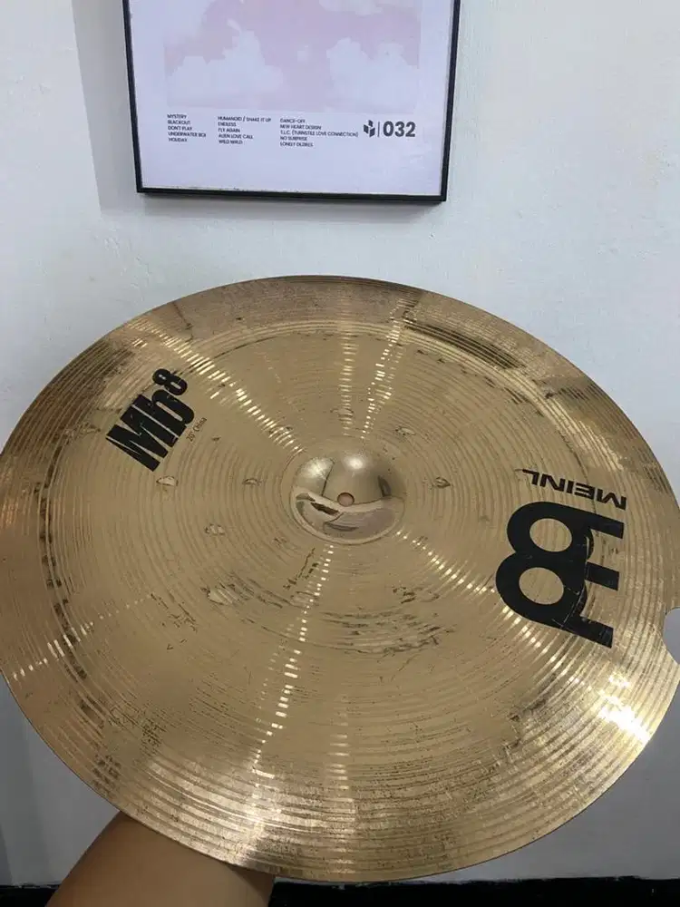 Cymbal china meinl mb8 ukuran 20” coak atau sudah di potong