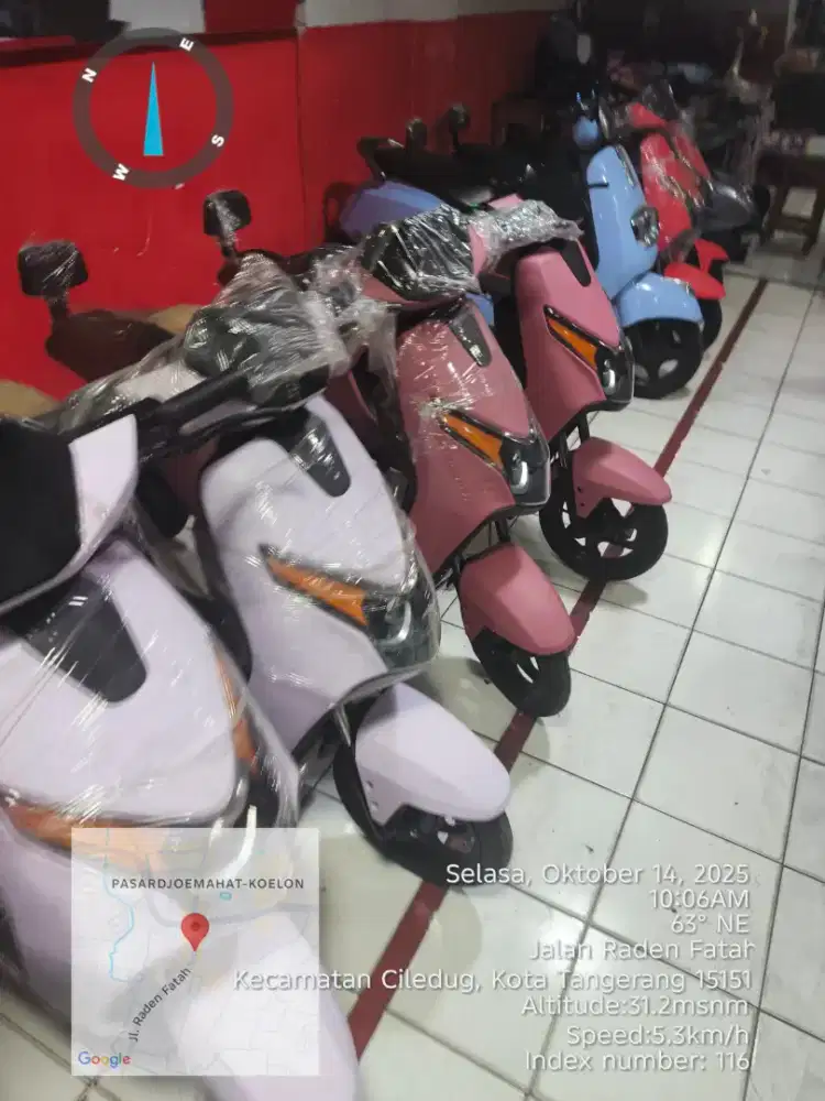 Sepeda listrik uwinfly d75 pink