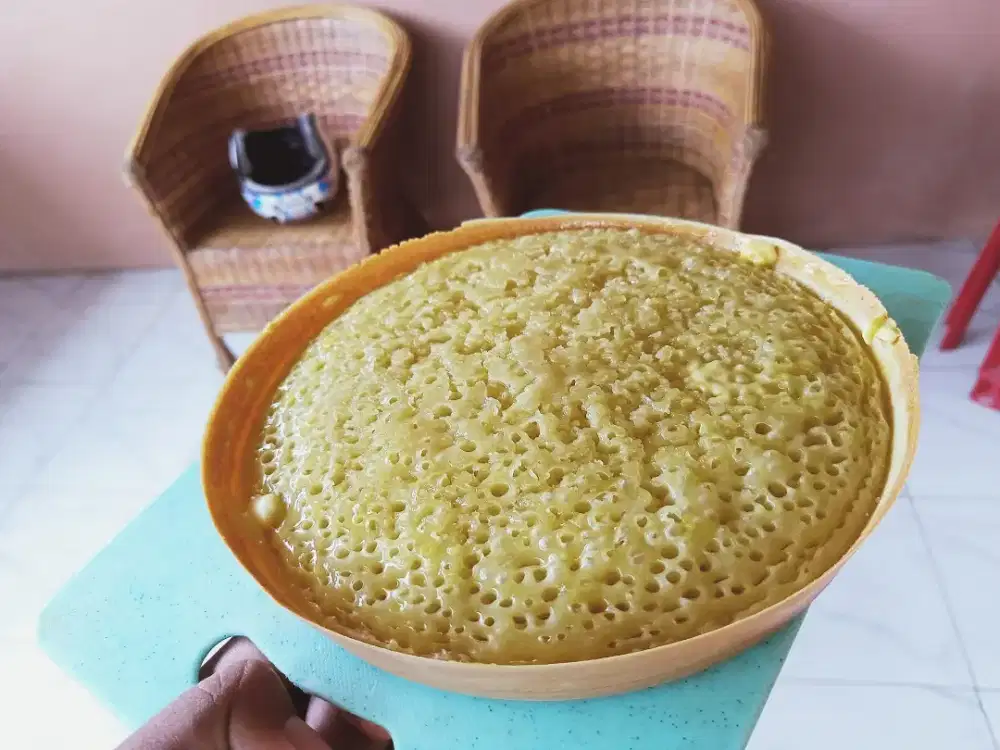 Belajar buat martabak manis
