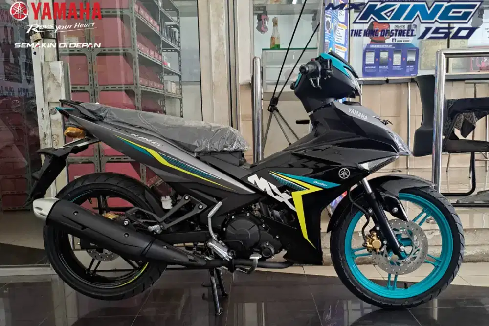[ Motor Baru ] mx king 150cc hijau silver